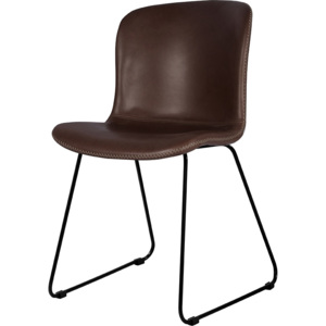 Danish Style Jídelní židle Serena (SET 2 ks), vintage hnědá Barva: hnědá