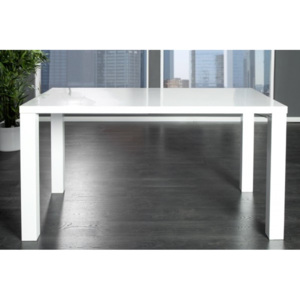 Mørtens Furniture Jídelní stůl Laura, 140 cm, bílá Barva: Bílá