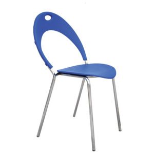 Židle JUDITA plast-kov chromovaný Nábytek | Jídelní prostory | Jídelní židle