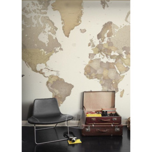 Vliesová tapeta Mr Perswall - World Map 405 x 265 cm