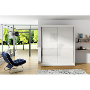 Šatní skříň VITO I bílá/bílá Nábytek | Úložné prostory | Skříně a vitríny