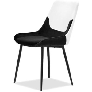 Jídelní židle MONADI bílá-černá