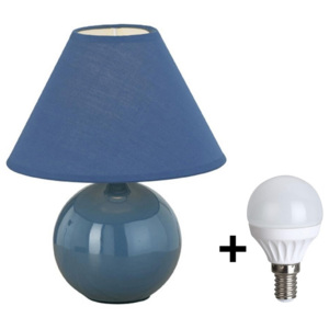 Eglo Eglo 23872 - LED Stolní lampa TINA 1xE14/5W/230V modrá EG23872A