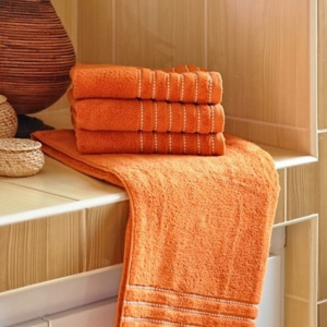 Polášek mikrofroté ručník Ema terakota 50x100 cm