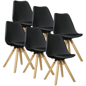 [en.casa]® Designová židle "Annika" HTMS-2851 - 6 ks