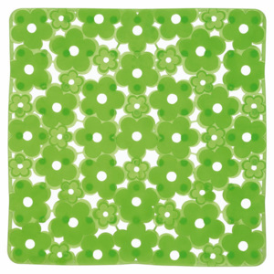 SAPHO MARGHERITA podložka do sprchového koutu 51,5x51,5cm s protiskluzem, PVC, zelená ( 975151P8 )
