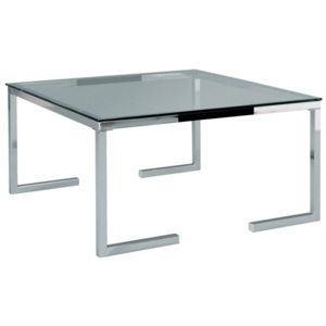 Twist Design Konferenční stolek EDOLO 80x80x40cm,skleněný