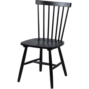 Design Scandinavia Jídelní židle dřevěná Rino (SET 2 ks) černá Barva: černá