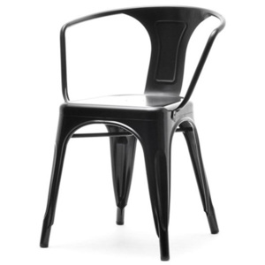 MPT Kovová židle Factory 2 - černá