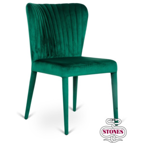 Stones Židle ATENA 52,5x60x86,5cm,zelená