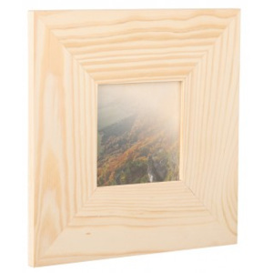Dřevěný fotorámeček na zeď 23 x 23 cm CZ192-23x23