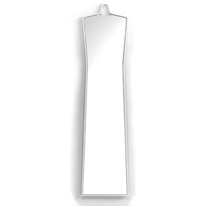 Tomasucci Nástěnné zrcadlo SILHOUETTE 28,5/22,5/26x120x0,7cm,stříbrné