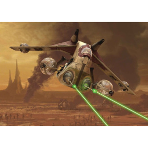 Fototapeta, Tapeta Star Wars Republic Attack Gunship, (368 x 254 cm)