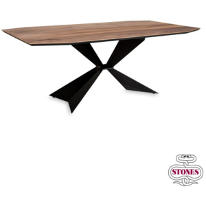 Stones Stůl TEXAS 200x110x76cm,hnědý