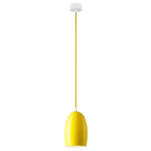 Žluté závěsné svítidlo Sotto Luce Ume