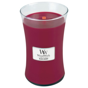 WoodWick vonná svíčka Black Cherry velká váza