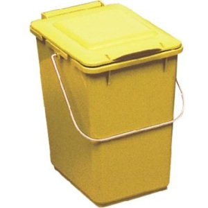 Odpadkový koš na tříděný odpad KSB 10 - Kliko žlutý