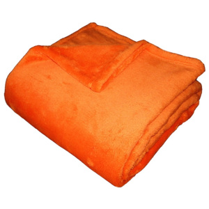 Dadka deka Super soft oranžová 100x150 cm