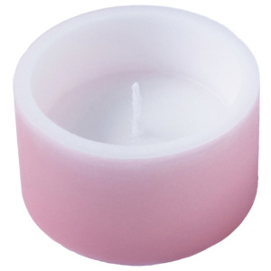 Venkovní svíčka Unipar Outdoor Pink - Růžová barva 100x60 mm