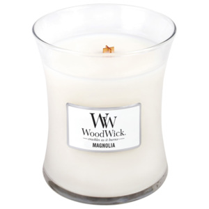 WoodWick vonná svíčka Magnolia střední váza