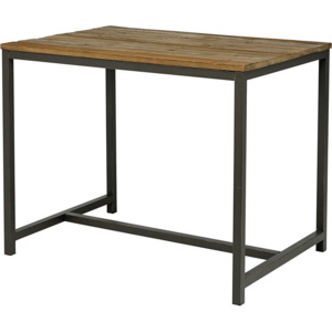 Danish Style Barový stůl s dřevěnou deskou Harvest, 130 cm Barva: jilm
