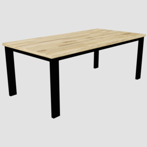 Stůl Yelani XL (Rozměr: 180 x 90 cm, Materiál desky: Dubová spárovka)