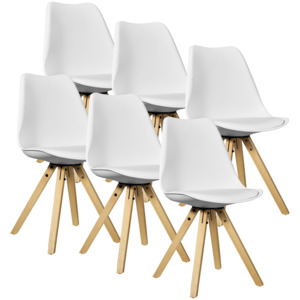 [en.casa]® Designová židle "Annika" HTMS-2852 - 6 ks