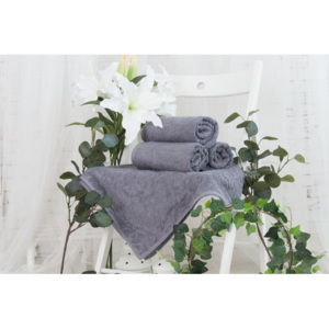 XPOSE ® Froté ručník WAVEYS - světle šedá 50x90 cm