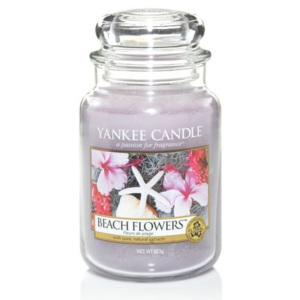 Vonná svíčka Yankee Candle Beach Flowers - Plážové květiny Classic Velká 625 GRAMŮ