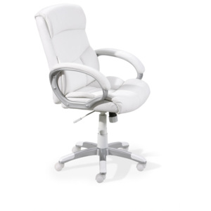 Bílá kancelářská židle Alberti