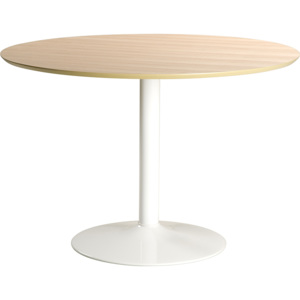 Danish Style Jídelní stůl Ronny, 110 cm, dub/bílá Barva: dub / bílá