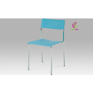 Artium Židle plastová 42x44x79x46cm Barva: modrá