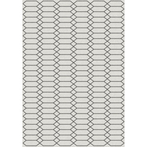 Černý koberec Universal Norway Blanco, 160 x 230 cm