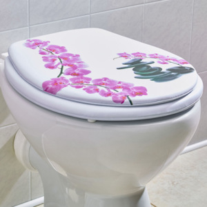 Záchodové prkénko Orchidej