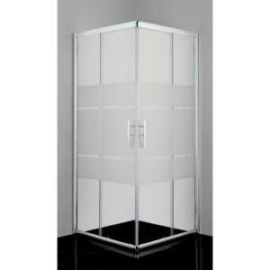 Sanotechnik čtvercový sprchový kout, šířka 90cm, posuvné dveře