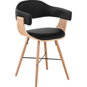 BHM Germany Konferenční / jídelní židle dřevěná Dancer (SET 2 ks) Barva: Bílá