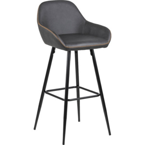 Design Scandinavia Barová židle Disca (SET2 ks), holubičí šedá Barva: šedá