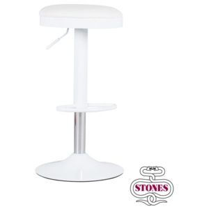 Stones Barová židle KARL 35x35x59/80cm,bílá