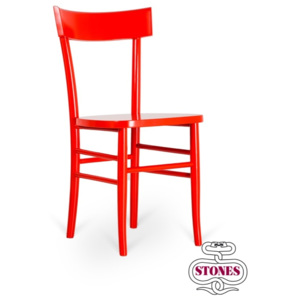Stones Židle BRERA 39x48x80cm,červená