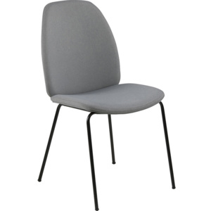 Design Scandinavia Jídelní židle Meredith (SET 2 ks), světle šedá Barva: světle šedá