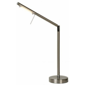 LUCIDE BERGAMO-LED Desk Lamp 6W 3000K Satin Chrome, stolní lampa