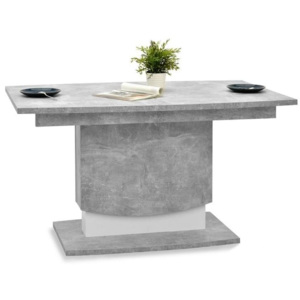 Jídelní stůl TALIN rozkládací, surový beton