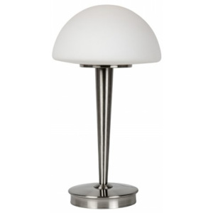 LUCIDE TOUCH Table lamp E14 D23 Opal Glass/Satin Chrome, stolní lampa