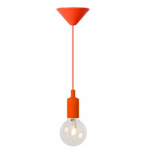 LUCIDE FIX Pendant E27 D10cm Orange, závěsné svítidlo, lustr