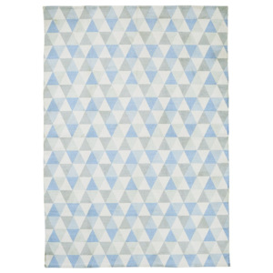 MERADISO® Koberec, 140 x 200 cm (modrá/zelená/šedá)