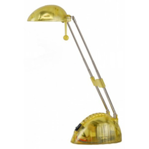 LUCIDE JOYCE Desklamp 12V/20W Transparent Yellow, stolní lampa