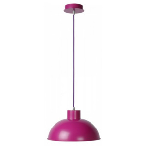 LUCIDE BORIS Pendant D30cm E27 Purple, závěsné svítidlo, lustr