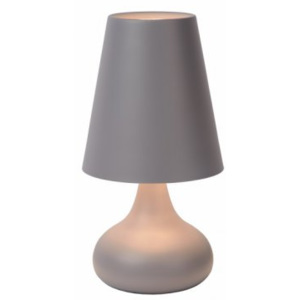 LUCIDE ISLA Table lamp E14 Grey, stolní lampa