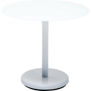 Odkládací stolek Circle - bílý