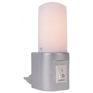 LUCIDE LED Plug-in Night Light 1x3,5W Grey, noční stolní lampa do zásuvky